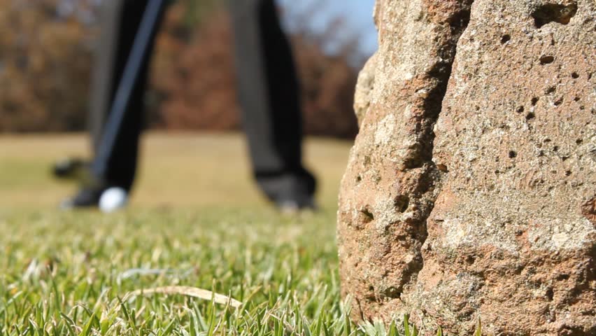 Header of golf shot