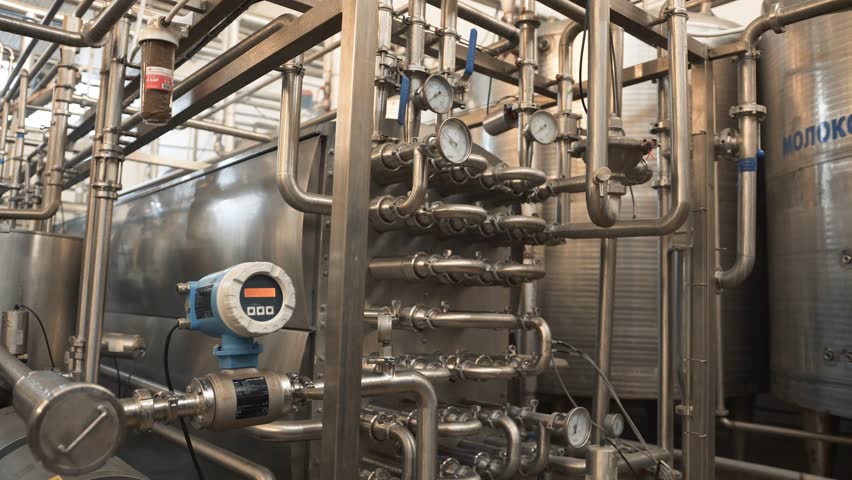 Header of pasteurizer