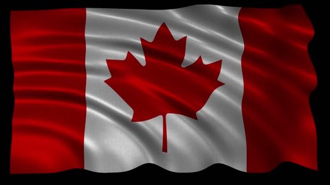 Canada Flag Animation Stock Footage Video (100% Royalty-free) 1007710561 |  Shutterstock
