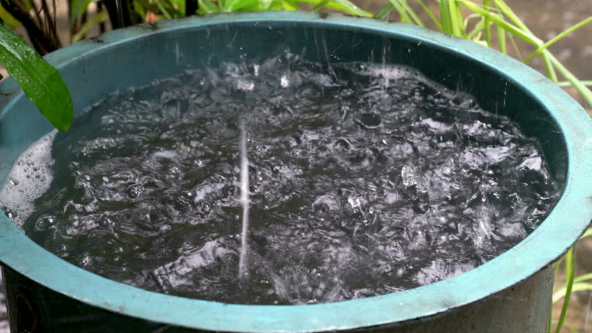 Header of rainwater