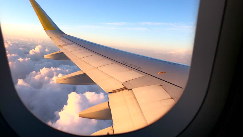 View from the wing of an airplane image - Free stock photo - Public ...