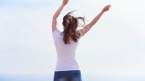 Young Beautiful Stylish Woman In Stock Footage Video 100 Royalty