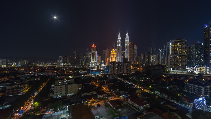 Time Lapse: Kuala Lumpur City Stock Footage Video (100% Royalty-free ...