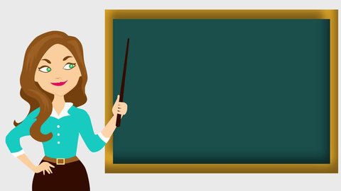 Beautiful Young Teacher Talking Front Blackboard Stock Footage Video (100%  Royalty-free) 1013311571 | Shutterstock