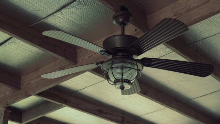 Outdoor Ceiling Fan Stock Footage Video 100 Royalty Free