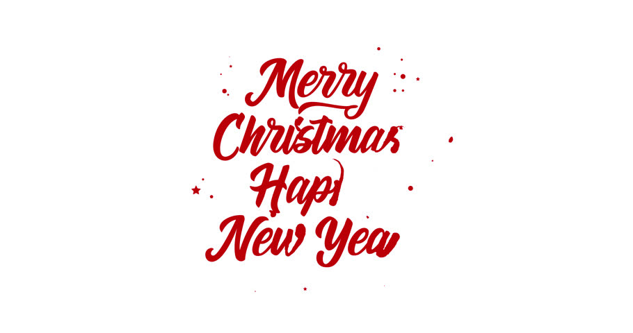 Merry Christmas! Happy New Year! Stock Footage Video (100% Royalty-free