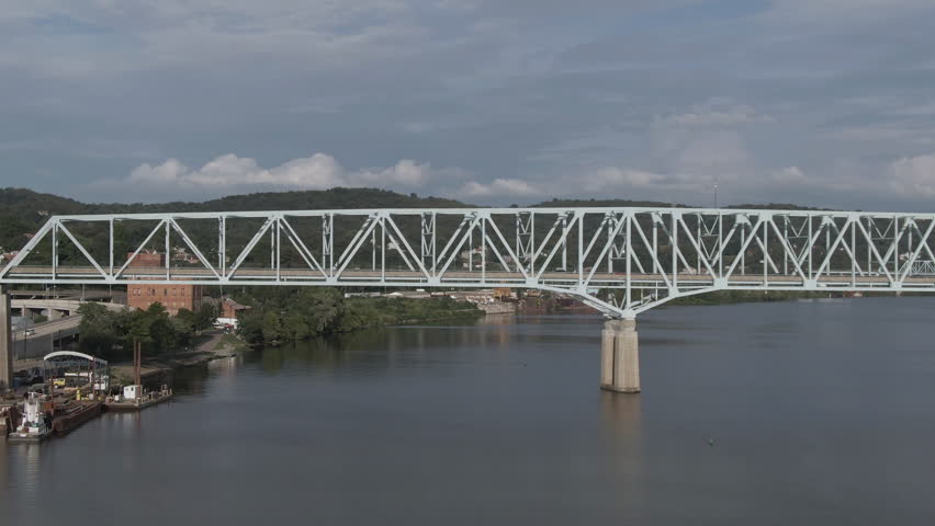 Bridge over the River in Pittsburgh, Pennsylvania image - Free stock photo - Public Domain photo ...