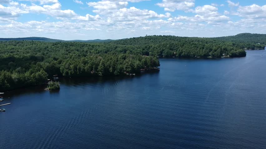 Lake View in the Adirondack Mountains, New York image - Free stock ...