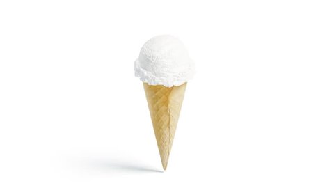 Download Blank White Ice Cream Cone Stock Footage Video 100 Royalty Free 1018938871 Shutterstock