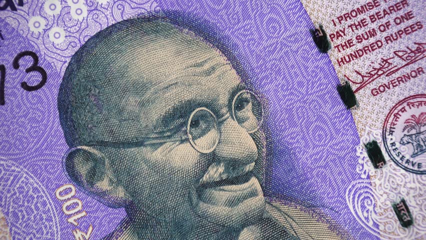 Indian Money with Ghandi on the bill image - Free stock photo - Public ...