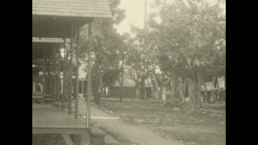 1930s United States Wooden Cabins Stock Footage Video 100