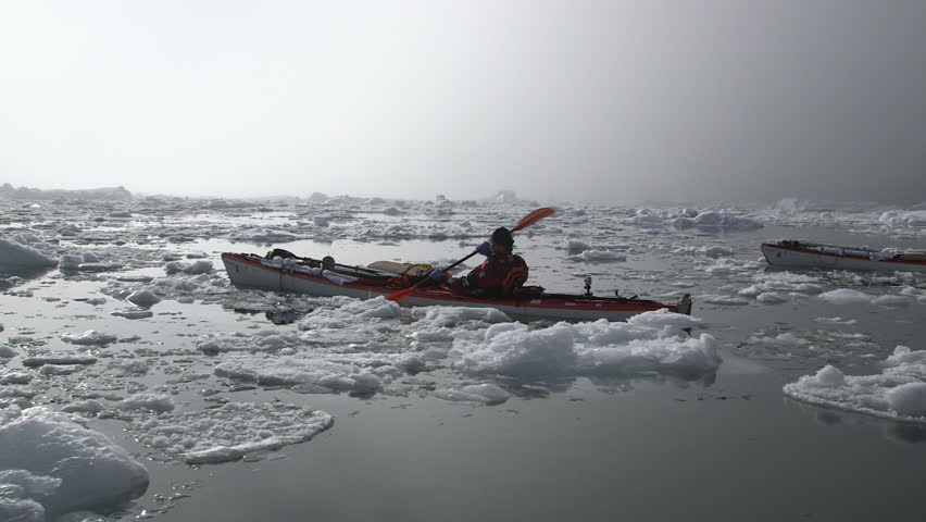 Misty Iceberg on the Sea in Greenland image - Free stock photo - Public ...