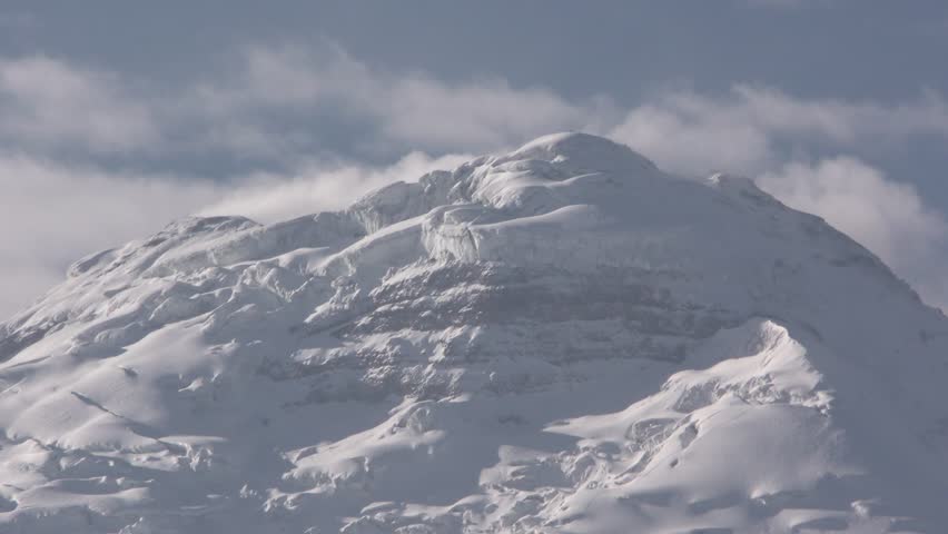 Mountain and Volcano with snow-capped in the landscape image - Free ...