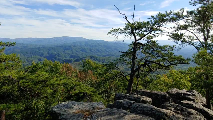 Great Mountain Scenery in Great Smoky Mountains National Park ...