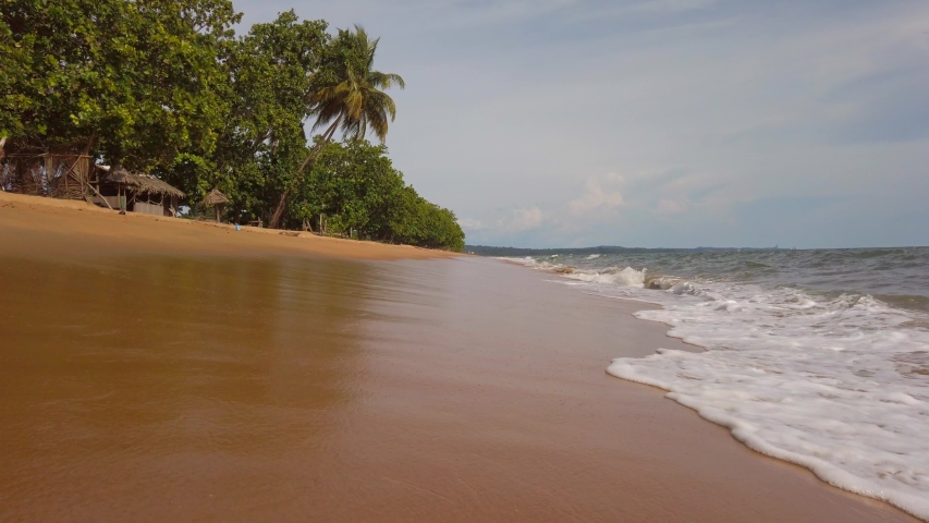 Plage De Kribi Au Cameroun Stock Footage Video 100 Royalty Free 1036713821 Shutterstock