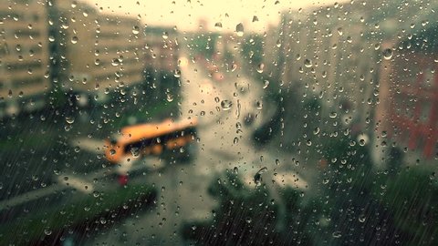 Rain Drops On Window Traffic Background Stock Footage Video (100%  Royalty-free) 11429831 | Shutterstock