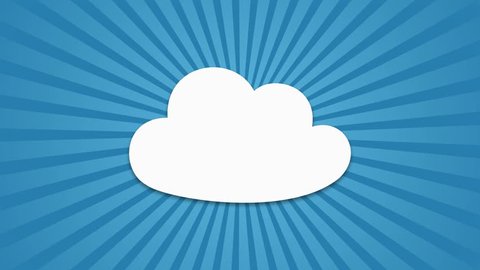 Cartoon Clouds Pop Animation Rotating Rays Stock Footage Video (100%  Royalty-free) 11735471 | Shutterstock