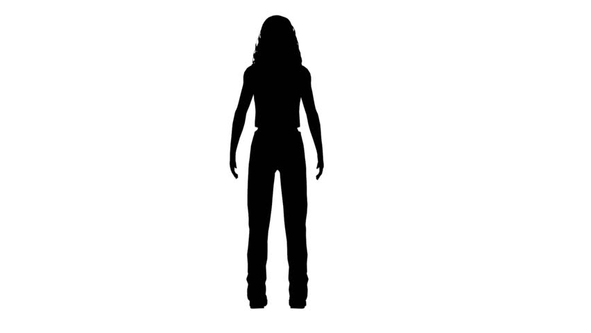Silhouette Of Woman Stock Footage Video 1188622 | Shutterstock