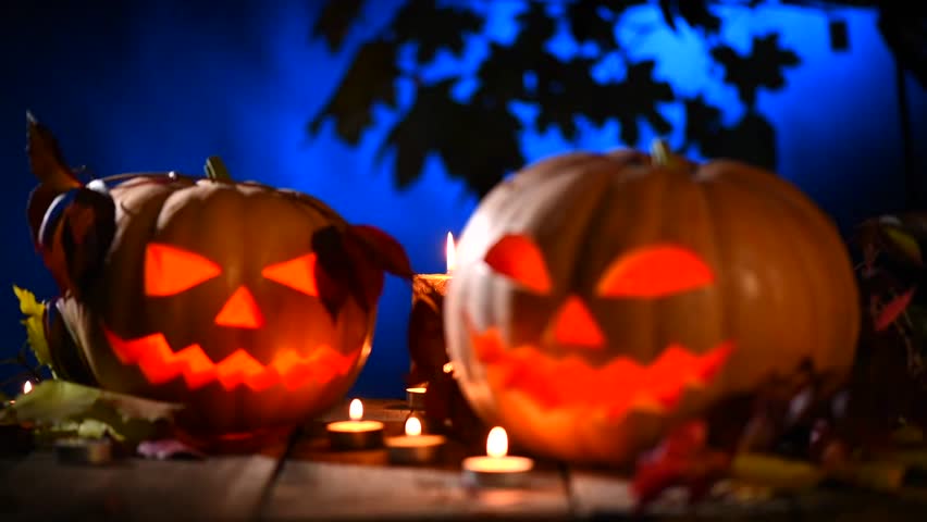 halloween pumpkin head jack lantern with burning candles over black background halloween holidays art design - Design Halloween halloween pumpkin head jack lantern with burning candles over black background halloween holidays art design - Design Halloween