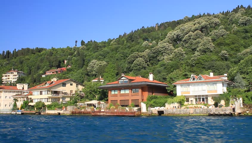 View Of Vanikoy Neighborhood, A Part Of Kandilli, Uskudar District. Traditional Turkish ...