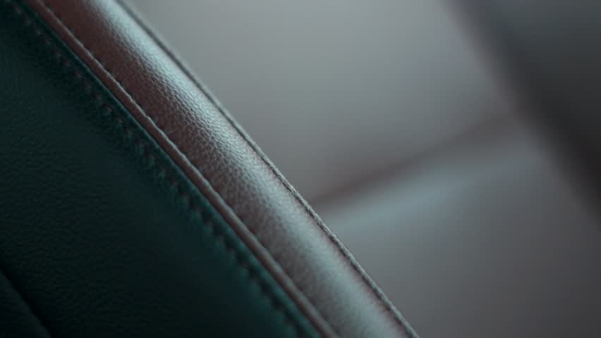 Header of leather