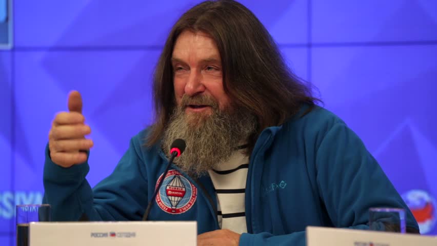 MOSCOW, RUSSIA - NOVEMBER 19, 2015: Fyodor Konyukhov, Russian ...