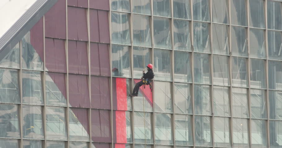 paris france circa 2015 window cleaner using tools to wash a window from - Window Cleaner Job Description paris france circa 2015 window cleaner using tools to wash a window from - Window Cleaner Job Description
