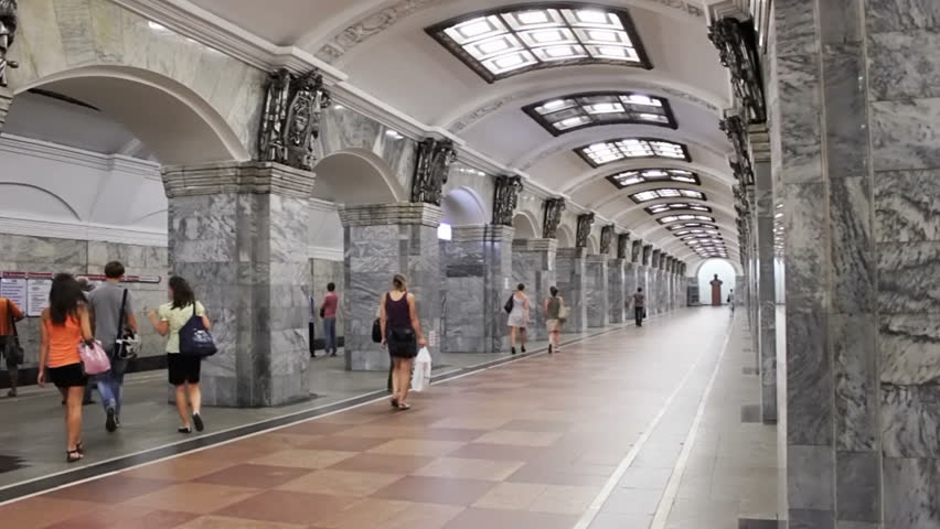 Stock video of st petersburg - june 20: commuters | 1299601 | Shutterstock