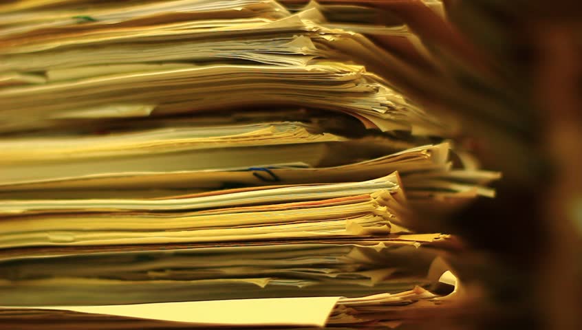 stacks of old papers old office documents old paper work stock paper for documents