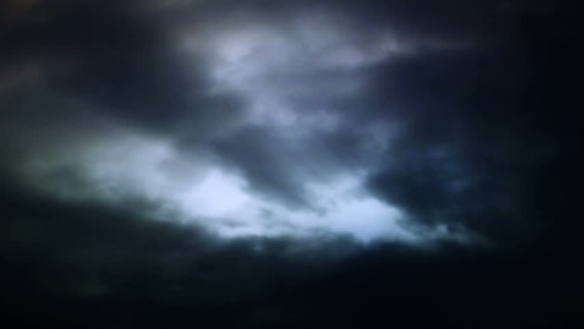 Stormy Blue Clouds In A Stock Footage Video 100 Royalty Free