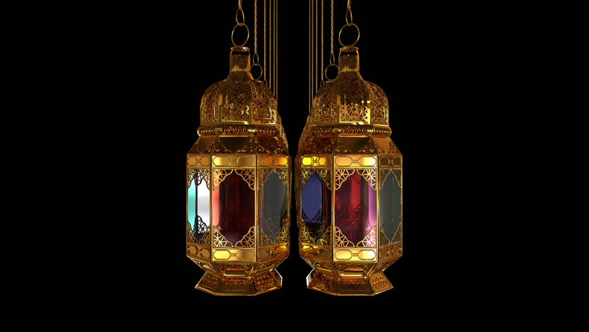 Traditional Ramadan Lantern And Islamic Rosary. Islamic 