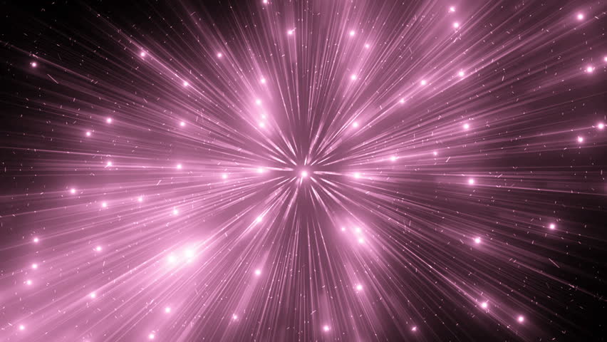 Abstract Pink Background With Rays.Animation Pink Background With Lens ...