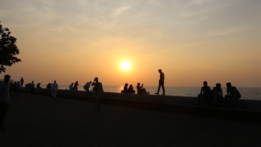 Image result for marine drive sunset humans