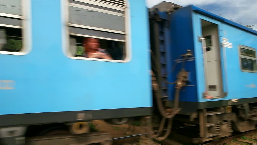 Image result for train in sri lanka blue close up