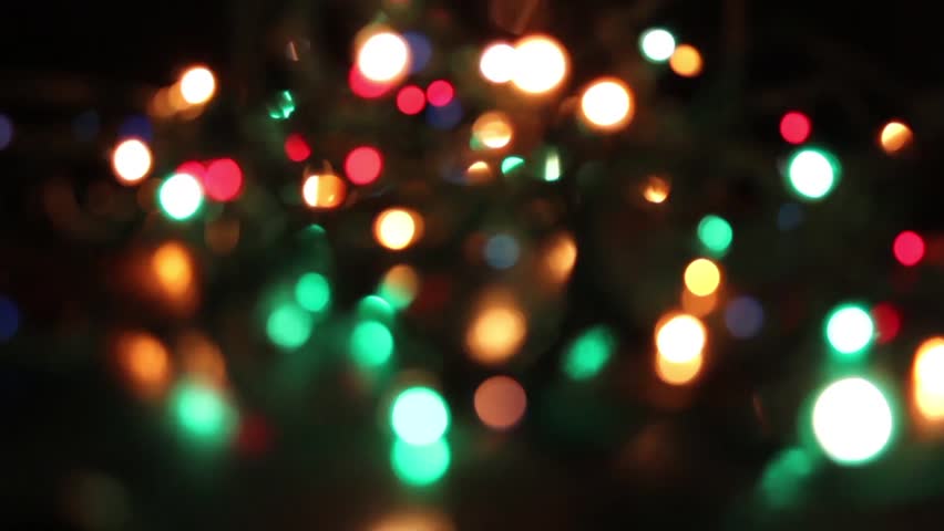 Christmas And New Year Decoration. Abstract Blurred Bokeh Blinking ...