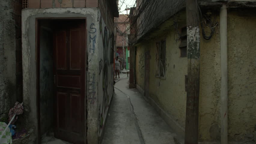 Apartment Inside Poor 4k linear tracking inside a scary abandoned coridor of an Apartment Inside Poor 4k linear tracking inside a scary abandoned coridor of an