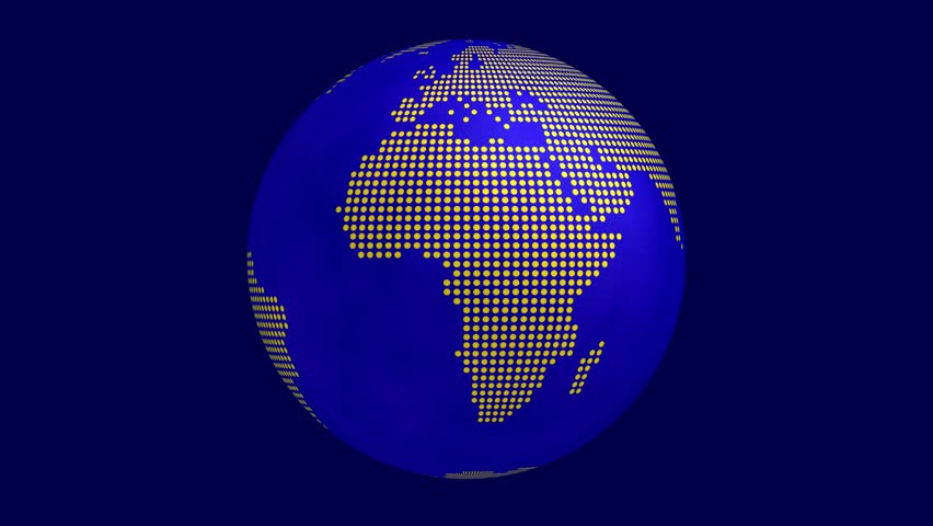 Planet Earth in Space. Isolated Stock Footage Video (100% Royalty-free