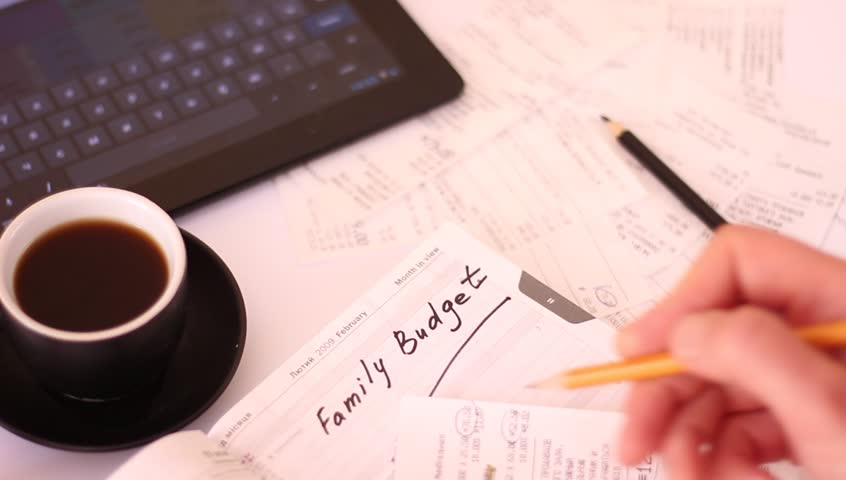 family budget planning creating stock footage video 100 royalty free 16436701 shutterstock online family budget