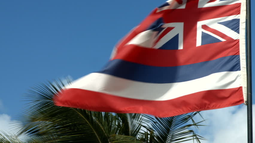 Flag Of Hawaii Stock Footage Video | Shutterstock