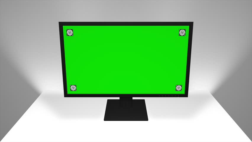 Computer Monitor White Room Stock Footage 100 3d Animation Of Computer Monitor With Moving Forward Until The Screen Matches Frame Av28383c