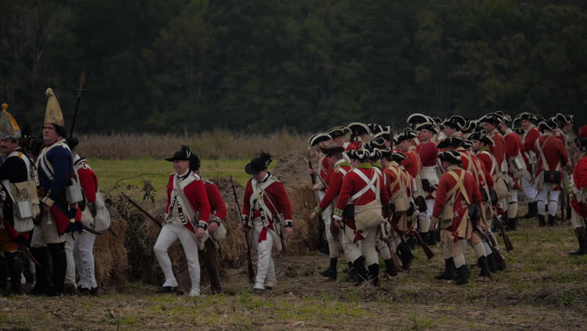 DANBURY, CT/USA - NOVEMBER 2, 2013: Revolutionary War Reenactment ...