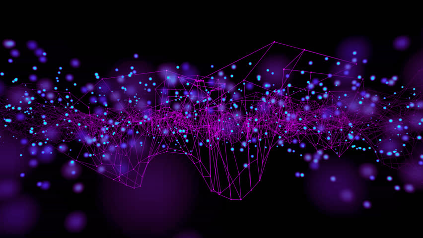 3D Animation Loop - Shifting Geometric Abstract Form Stock Footage ...