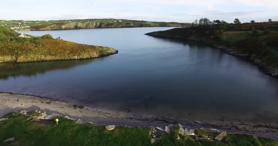 Tralispean beach at sunset near Skibbereen, Co. Cork, Ireland. Beautifully settled place, a must visit on every west Cork tour!