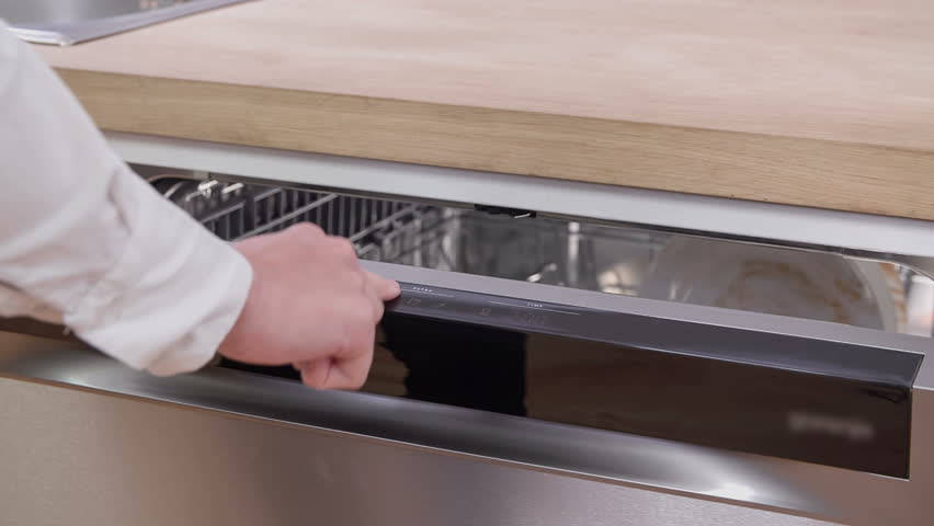Woman Is Pressing Buttons On Stock Footage Video 100 Royalty