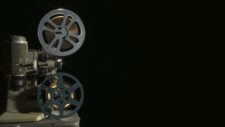 Movie Projector Animation Loop. Animation Of A Loop-able Realistic 3D ...