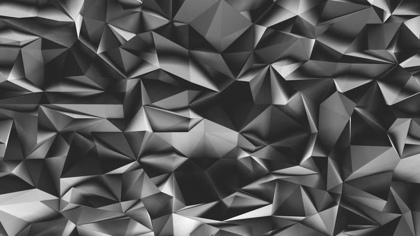 Stock Video Clip of Abstract black 3d rendered geometric background ...