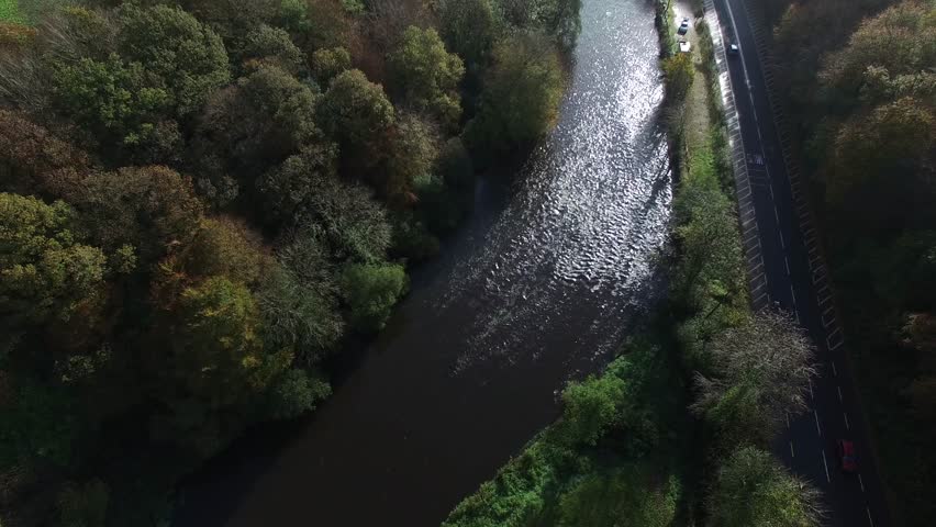 River Bandon, Inishannon, co Cork, Ireland. Beautiful early autumn day on the way to west cork.