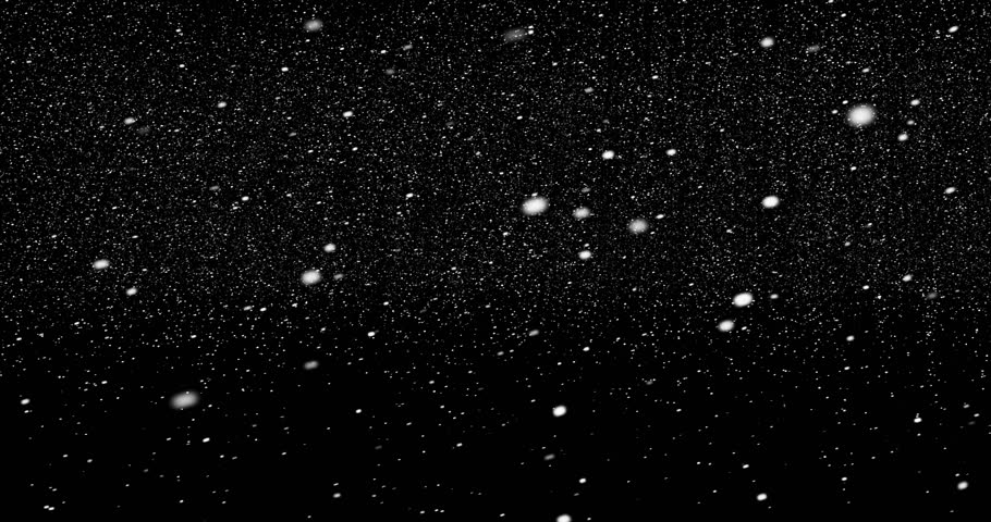 Particles Of Snow Falling From Sky At Night 4k Stock Footage Video ...