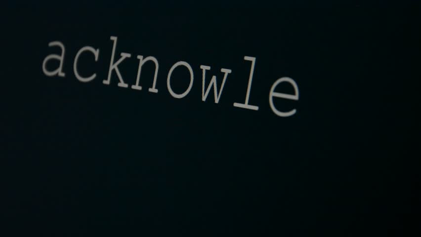 Header of acknowledge