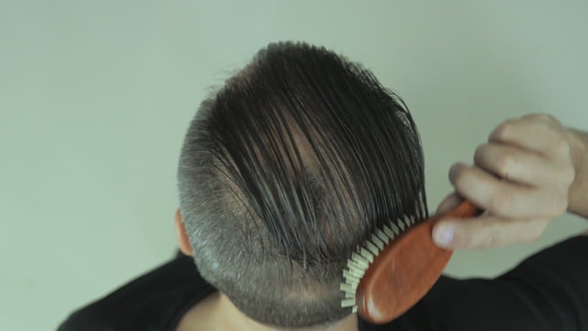Comb Over Close Up Of Man Stock Footage Video 100 Royalty Free 21006421 Shutterstock